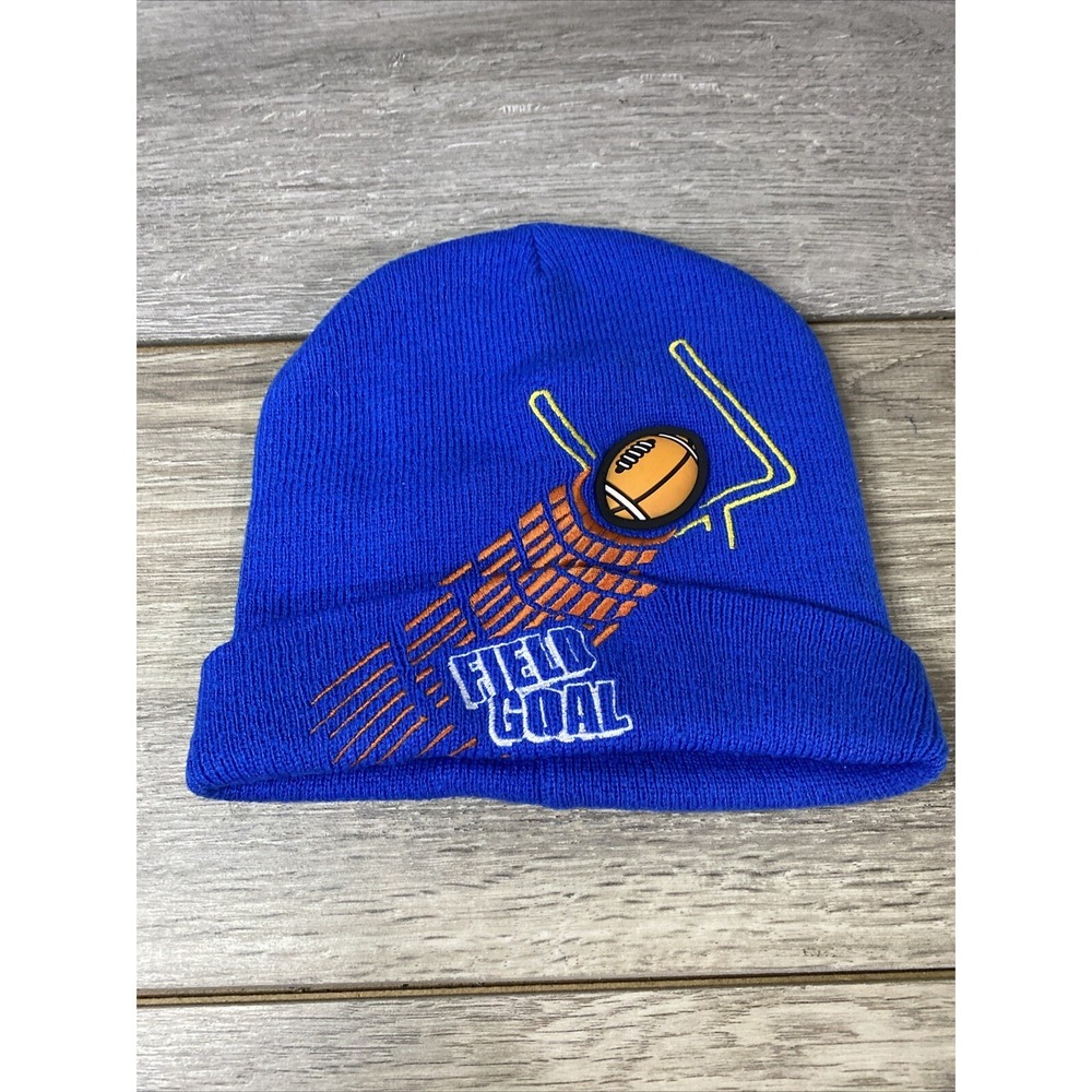FIELD GOAL FOOTBALL BOYS ONE SIZE STOCKING CAP BEANIE HAT